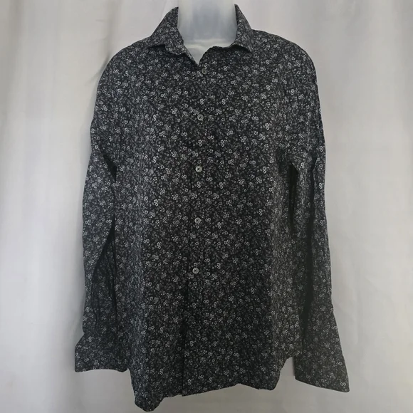 EXPRESS 3 Mens Black and Patterned Button-Up Shirt Bundle - Picture 2 of 13